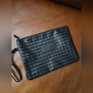 Tous Black Woven Wristlet New